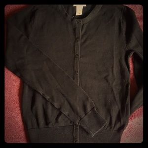 Ladies black cardigan xs